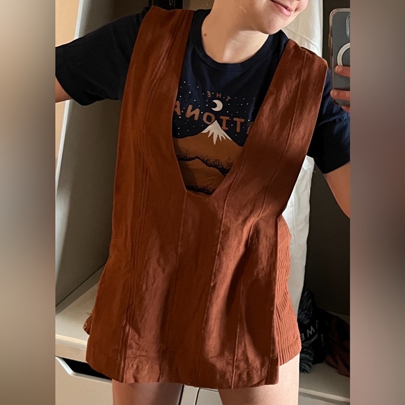 Free People Yara Set in Maple Coffee S - Picture 8 of 8